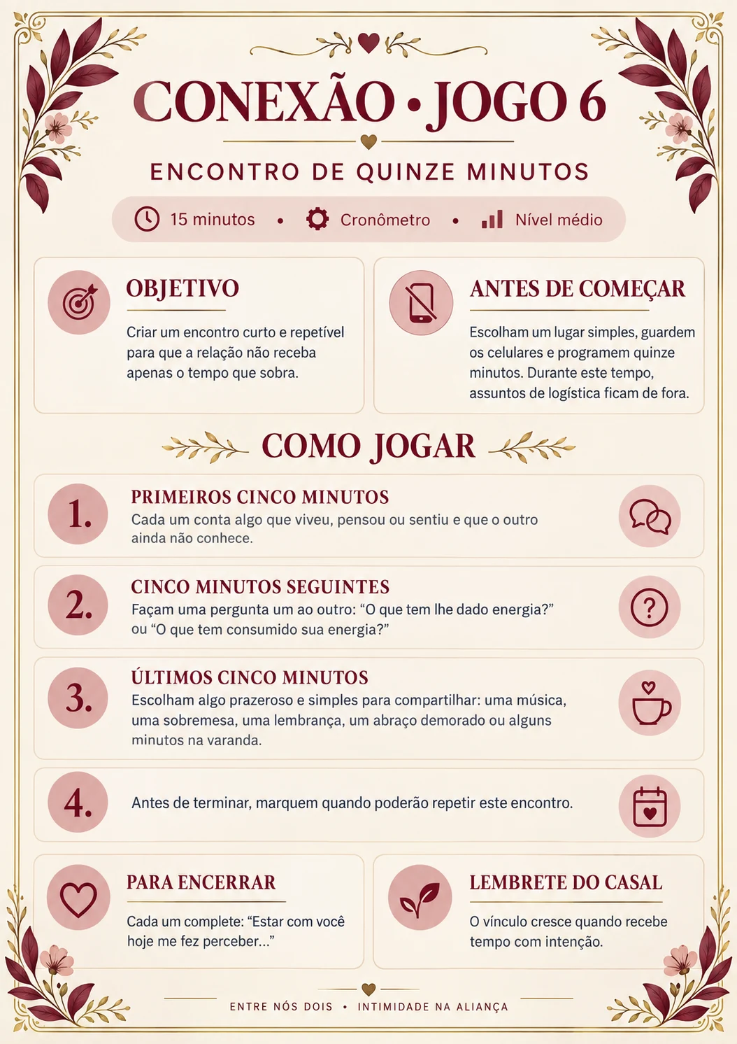 Conexão — jogo 6: Conexão: jogo 6